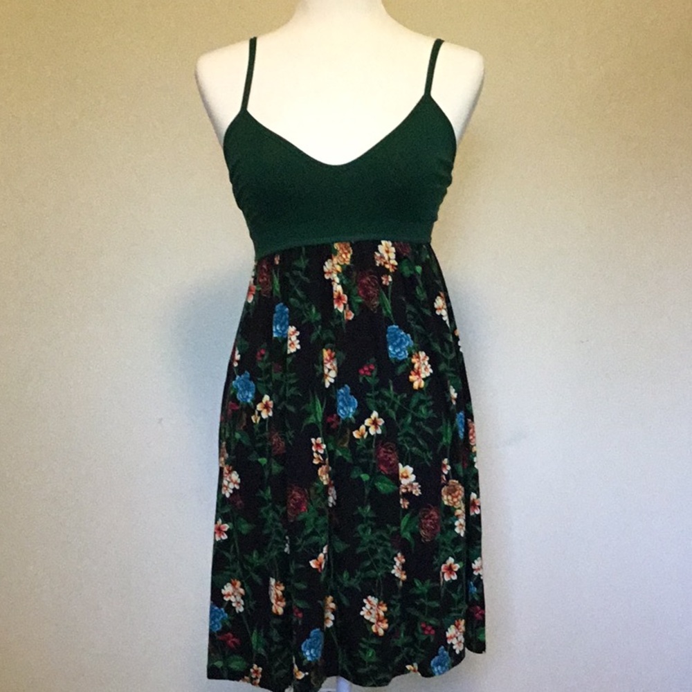 Sleeveless Floral Summer Dress
